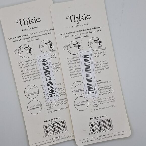 Eyebrow razors face exfoliation tools hair trimming grooming set - Picture 4 of 4